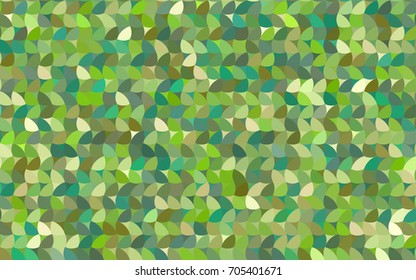 Light Green vector modern geometrical circle abstract background. Dotted texture template. Geometric pattern in halftone style with gradient. 