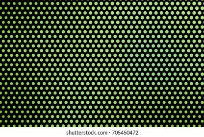 Light Green vector modern geometrical circle abstract background. Dotted texture template. Geometric pattern in halftone style with gradient. 