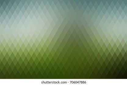 Light Green vector modern geometrical background. Abstract template. Geometric pattern in square style with gradient.
