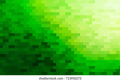 Light Green vector modern geometrical background. Abstract template. Geometric pattern in square style with gradient.