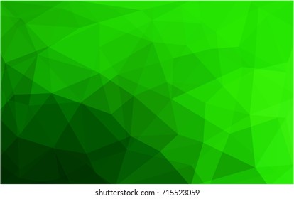 Light Green vector modern geometrical abstract background. Texture, new background. Geometric background in Origami style with gradient. 