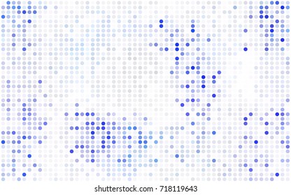 Light Green vector modern geometrical circle abstract background. Dotted texture template. Geometric pattern in halftone style with gradient. 