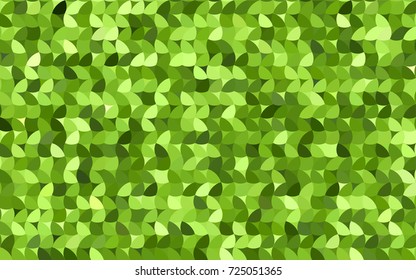 Light Green vector modern geometrical circle abstract background. Dotted texture template. Geometric pattern in halftone style with gradient. 
