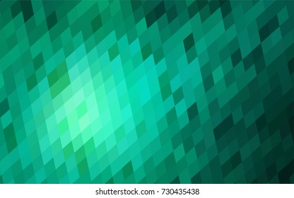 Light Green vector modern geometrical background. Abstract template. Geometric pattern in square style with gradient.