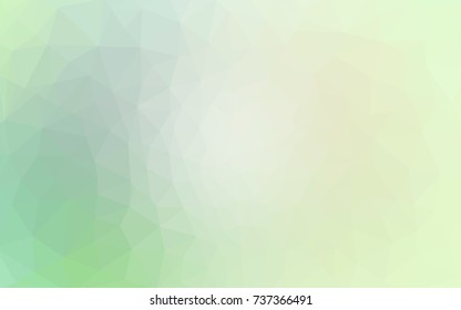 Light Green vector modern geometrical abstract background. Texture, new background. Geometric background in Origami style with gradient. 