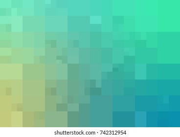 Light Green vector modern geometrical abstract background. Texture template. Geometric pattern in Origami style with gradient. 