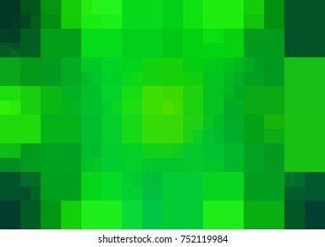Light Green vector modern geometrical abstract background. Texture template. Geometric pattern in Origami style with gradient. 