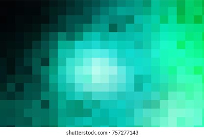 Light Green vector modern geometrical background. Abstract template. Geometric pattern in square style with gradient.