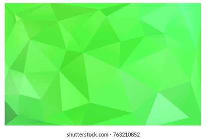 Light Green vector modern geometrical abstract background. Texture, new background. Geometric background in Origami style with gradient. 