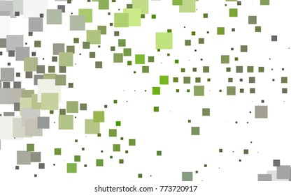 Light Green vector modern geometrical background. Abstract template. Geometric pattern in square style with gradient.