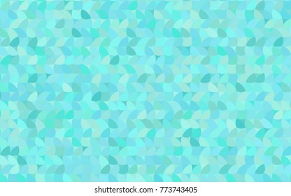 Light Green vector modern geometrical circle abstract background. Dotted texture template. Geometric pattern in halftone style with gradient. 