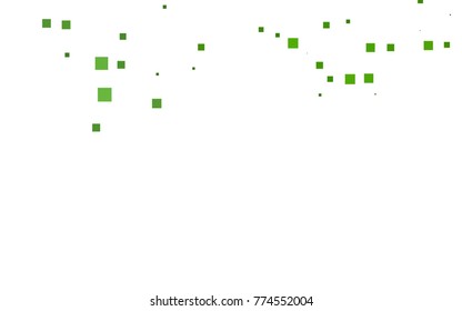 Light Green vector modern geometrical background. Abstract template. Geometric pattern in square style with gradient.