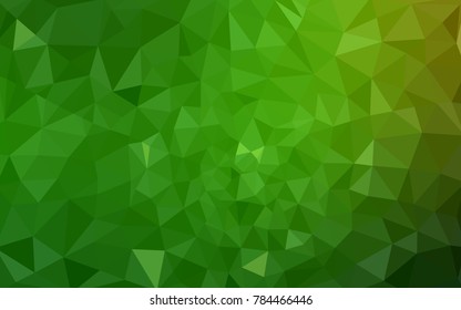 Light Green vector modern geometrical abstract background. Texture, new background. Geometric background in Origami style with gradient. 
