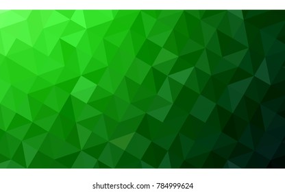 Light Green vector modern geometrical abstract background. Texture, new background. Geometric background in Origami style with gradient. 