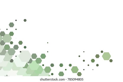 Light Green vector modern geometrical abstract background. Texture, brand-new background. Geometric background in Origami style with gradient. 