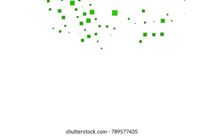 Light Green vector modern geometrical background. Abstract template. Geometric pattern in square style with gradient.