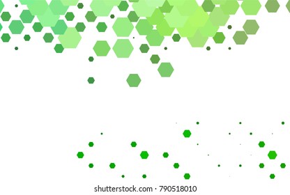 Light Green vector modern geometrical abstract background. Texture, brand-new background. Geometric background in Origami style with gradient. 
