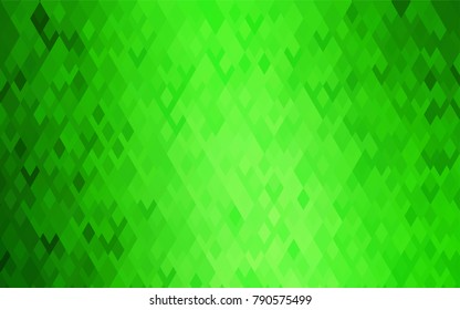 Light Green vector modern geometrical background. Abstract template. Geometric pattern in square style with gradient.