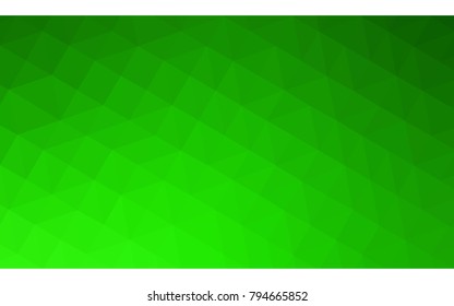 Light Green vector modern geometrical abstract background. Texture, new background. Geometric background in Origami style with gradient. 