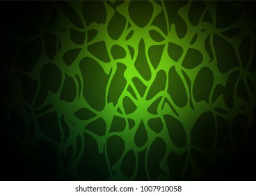 Light Green vector natural abstract background. Shining colored illustration with doodles in Zen tangle style. The elegant pattern can be used as a part of a brand book.