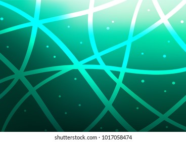 Light Green vector natural abstract texture. Blurred decorative design in Indian style with Zen tangles. The doodle design can be used for your web site.