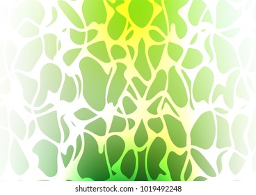 Light Green vector natural abstract pattern. Shining colored illustration with doodles in Zen tangle style. A new texture for your design.