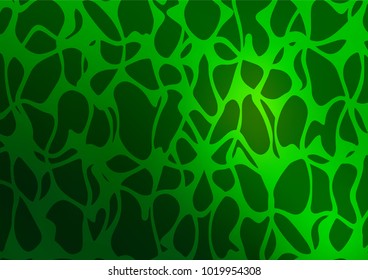 Light Green vector natural abstract pattern. Sketchy hand drawn doodles on blurred background. Hand painted design for web, leaflet, textile.