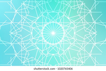 Light Green vector natural abstract background. An elegant bright illustration with lines drawn by child in Natural style. The elegant pattern can be used as a part of a brand book.