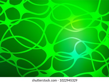 Light Green vector natural abstract background. Brand-new colored illustration in blurry style with doodles. The pattern can be used for wallpapers and coloring books.