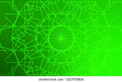 Light Green vector natural abstract background. Childish elegant natural pattern with gradient. The textured pattern can be used for website.