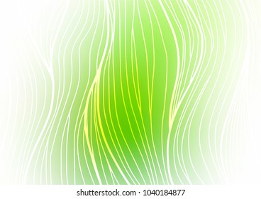 Light Green vector natural abstract pattern. Doodles on blurred abstract background with gradient. The completely new template can be used for your brand book.