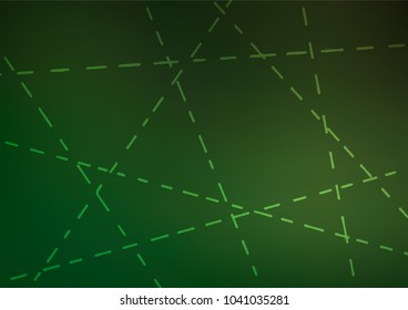 Light Green vector natural abstract template. Decorative shining illustration with doodles on abstract template. A new texture for your design.