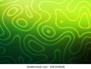 Light Green vector natural abstract pattern. An elegant bright illustration with lines in Natural style. The best blurred design for your business.