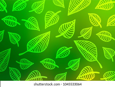 Light Green vector natural abstract background. An elegant bright illustration with lines in Natural style. The elegant pattern can be used as a part of a brand book.