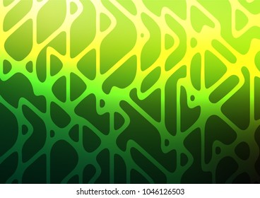 Light Green vector natural abstract template. A completely new color illustration in doodle style. A completely new design for your business.