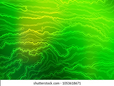 Light Green vector natural abstract pattern. Blurred decorative design in Indian style with Zen tangles. A new texture for your design.