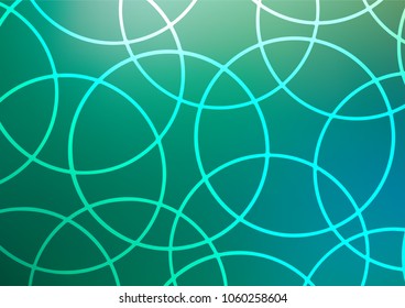 Light Green vector natural abstract background. Brand-new colored illustration in blurry style with doodles. The template can be used as a background for cell phones.