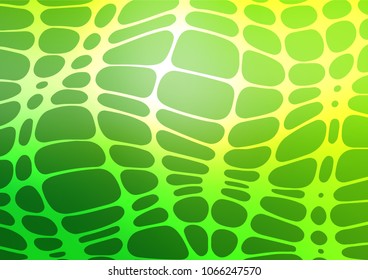 Light Green vector natural abstract template. Geometric doodle illustration in Origami style with gradient. A new texture for your design.