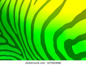 Light Green vector natural abstract template. A completely new color illustration in doodle style. The elegant pattern can be used as a part of a brand book.