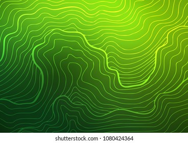 Light Green vector natural abstract background. A vague abstract illustration with doodles in Indian style. The pattern can be used for coloring books and pages for kids.