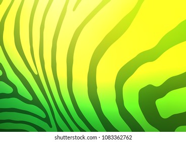 Light Green vector natural abstract template. Brand-new colored illustration in blurry style with doodles. Hand painted design for web, wrapping, wallpaper.