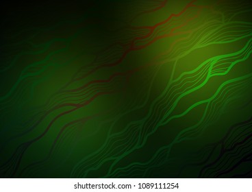 Light Green vector natural abstract texture. Geometric doodle illustration in Origami style with gradient. A completely new design for your business.