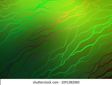 Light Green vector natural abstract texture. Sketchy hand drawn doodles on blurred background. Brand-new style for your business design.