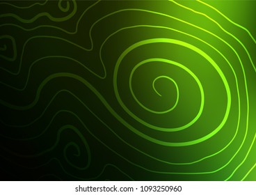 Light Green vector natural abstract template. Sketchy hand drawn doodles on blurred background. The elegant pattern can be used as a part of a brand book.