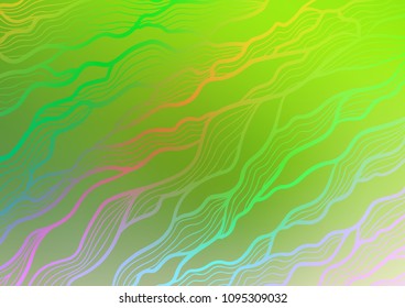 Light Green vector natural abstract pattern. A completely new color illustration in doodle style. The doodle design can be used for your web site.