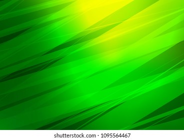 Light Green vector natural abstract background. A vague abstract illustration with doodles in Indian style. The pattern can be used for heads of websites and designs.
