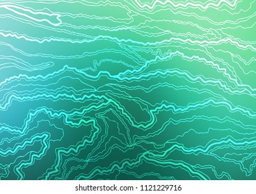 Light Green vector natural abstract texture. Sketchy hand drawn doodles on blurred background. The best blurred design for your business.