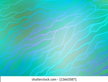 Light Green vector natural abstract pattern. Sketchy hand drawn doodles on blurred background. The pattern can be used for wallpapers and coloring books.