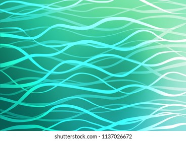 Light Green vector natural abstract texture. Decorative shining illustration with doodles on abstract template. Brand-new design for your business.