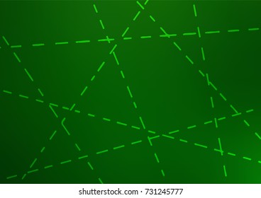 Light Green vector natural abstract pattern. Blurred decorative design in Indian style with Zen tangles. The best blurred design for your business.